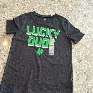 Boys Old Navy Shamrock Graphic T “Lucky Dude”